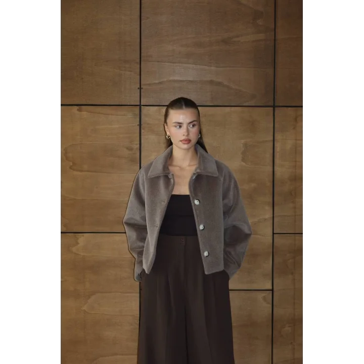 Mila Kürk Ceket-Vizon