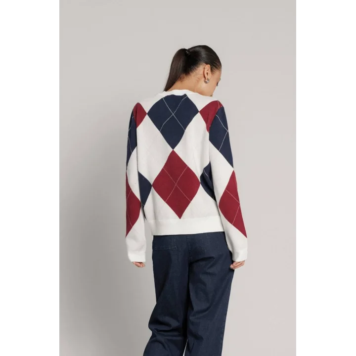 Baklava Desen Kazak-Ekru