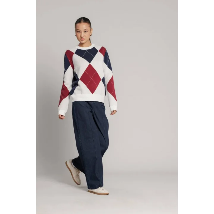 Baklava Desen Kazak-Ekru