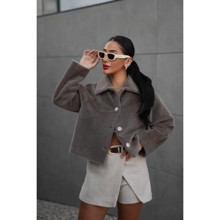 Mila Kürk Ceket-Vizon