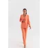 ORANJ CROP BLAZER CEKET PANTOLON TAKIM
