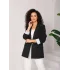 Astarı Garnili Siyah Blazer Ceket