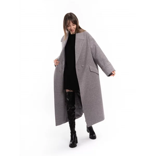 Premium Model Yün Oversize Kaban