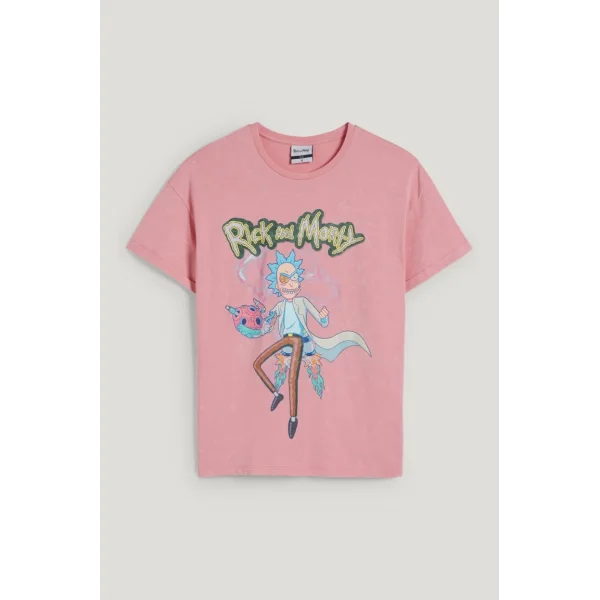 Rick And Morty Lisanslı Tişört C&A