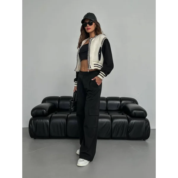 ÖZEL DOKULU BOMBER CEKET