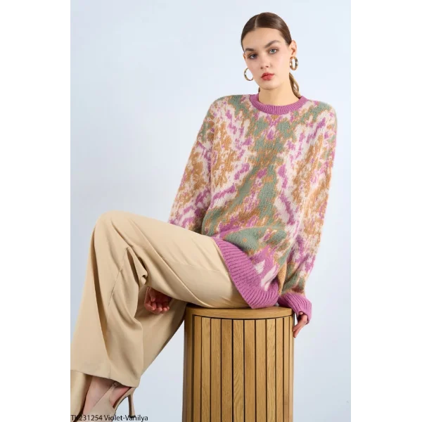 DESENLİ TRİKO KAZAK