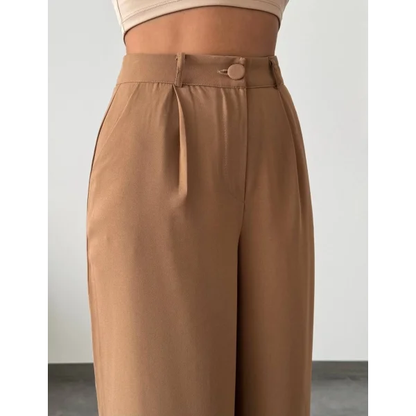 TWİLL PALAZZO PANTOLON VİZON