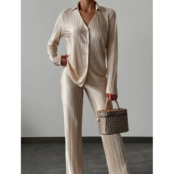 Hayal Pilise Gömlek Pantolon Takım Taş