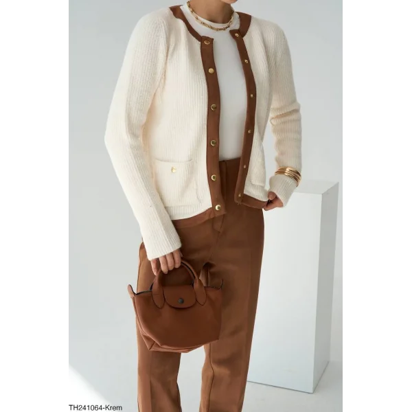 SÜET DETAY EKRU HIRKA