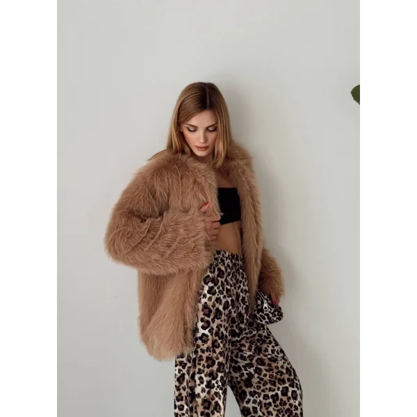 Premium Serisi Midi Boy Karamel Kürk