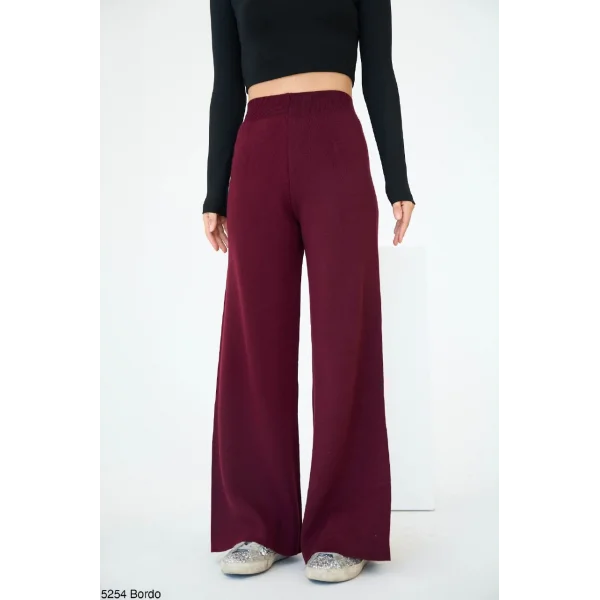 TRİKO BORDO PANTOLON