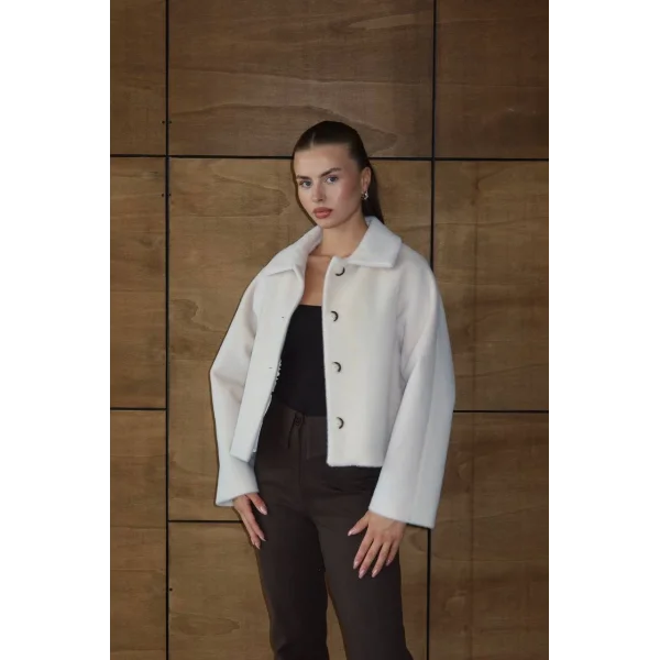 Mila Kürk Ceket-Taş