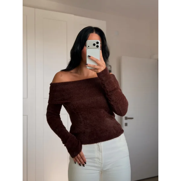 Dokulu Madonna Yaka Kazak-Kahve