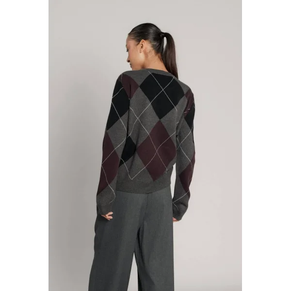 Baklava Desen Kazak-Antrasit