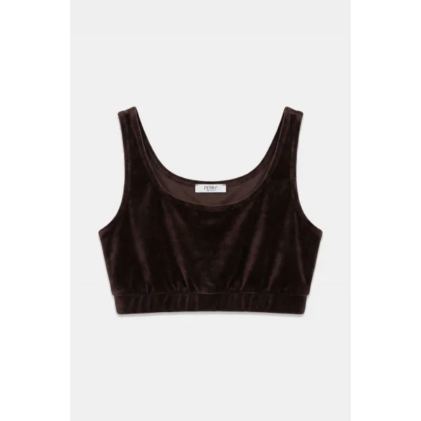 Kadife Üçlü Eşofman Takımı-Kahve