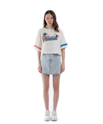 Orj Marka Oversize Crop T-shirt