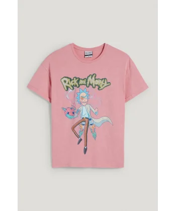 Rick And Morty Lisanslı Tişört C&A