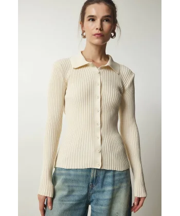 KREM POLO YAKA HIRKA