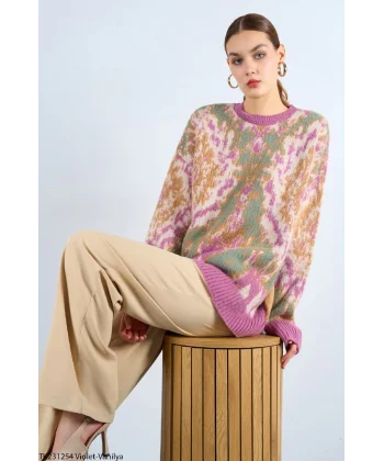 DESENLİ TRİKO KAZAK