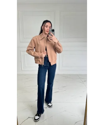 KAHVE VATKALI BOMBER CEKET