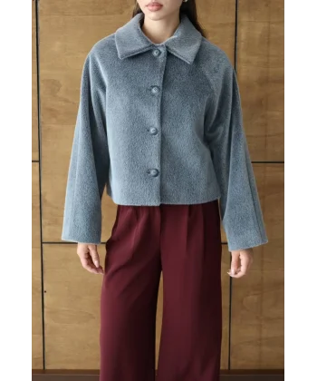 Mila Kürk Ceket-Antrasit