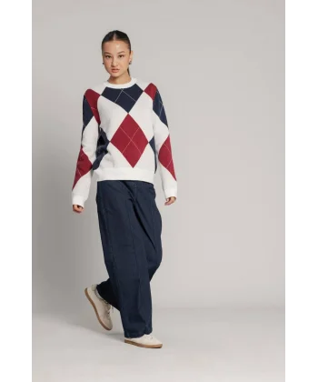 Baklava Desen Kazak-Ekru