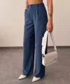 TWİLL PALAZZO PANTOLON İNDİGO