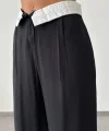 YÜKSEK BEL PALAZZO BOL PAÇA PANTOLON SİYAH