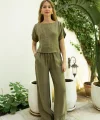 Sunday Bluz Pantolon İkili Takım - Haki