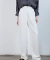 Beyaz Palazzo Pantolon