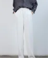 Beyaz Palazzo Pantolon