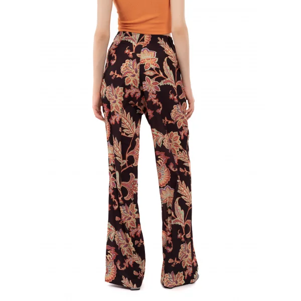 Çiçek Desenli Pantolon