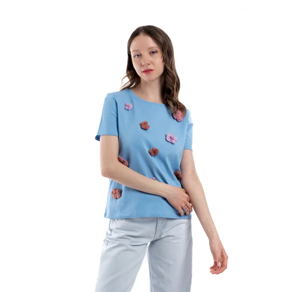 Orjinal Marka T_shirt Mavi