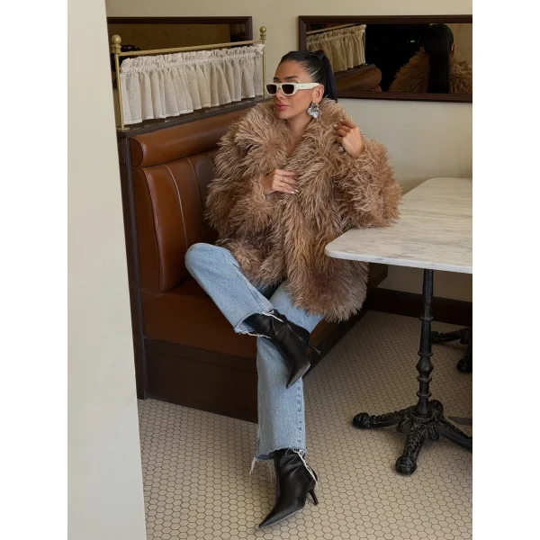 Camel Milano Suni Kürk Kaban