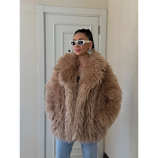 Camel Milano Suni Kürk Kaban