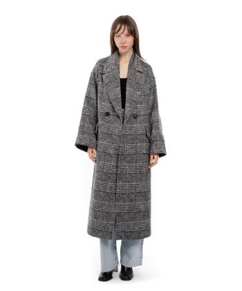 Premıum Kalite Ekose Yün Kaban