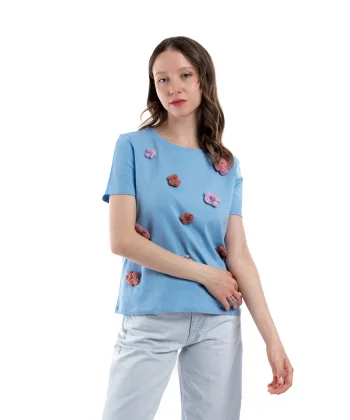 Orjinal Marka T_shirt Mavi