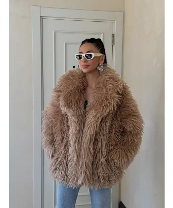 Camel Milano Suni Kürk Kaban