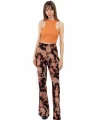 Çiçek Desenli Pantolon