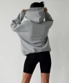 GRİ KAPÜŞONLU SWEATSHİRT