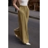 Modal Kumaş Bol Kesim Pantolon-Haki