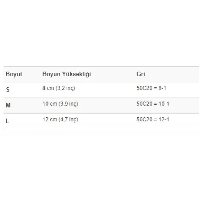 Ottobock 50C30 boyunluk