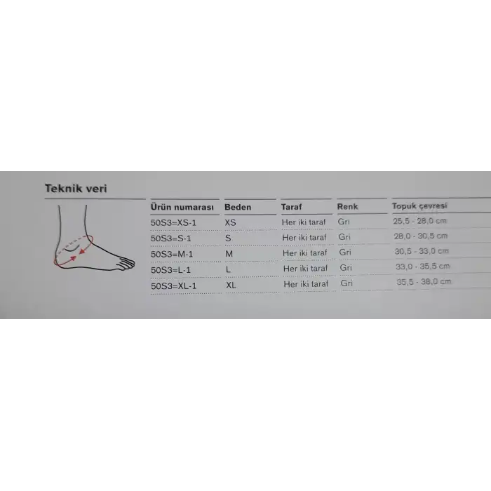 Ottobock 50S3 Malleo sprint