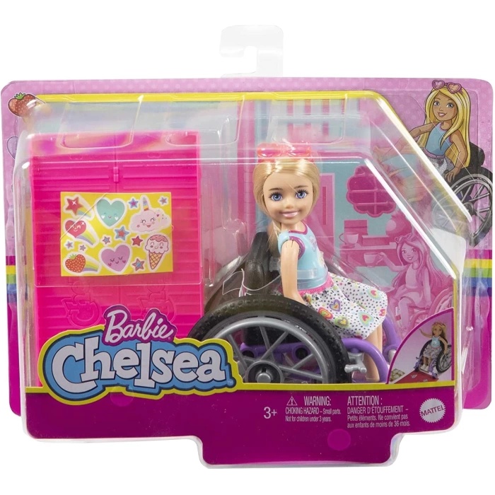 Barbie Chelsea Bebek ve Tekerlekli Sandalye