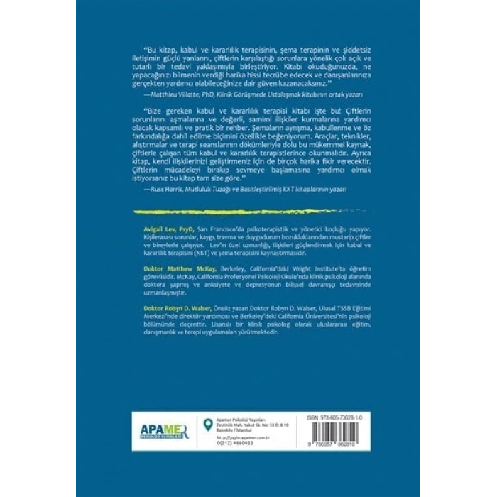 Çiftler İçin Kabul Ve Kararlılık Terapisi (PS-A12)