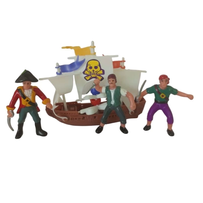 Minyatür Korsan Gemisi ve Korsanlar Set