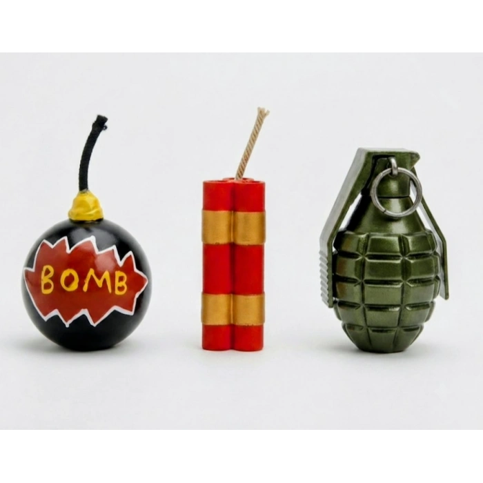 Minyatür patlayıcı ve Bombalar (3 lü)