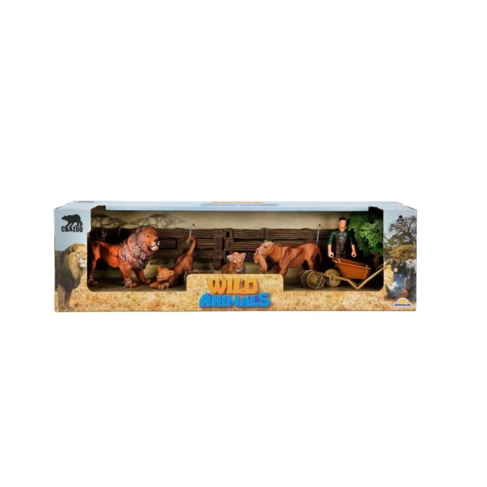 Wild Life Vahşi Hayvanlar Çiftlik Seti - ASLAN AİLESİ