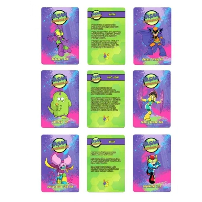 Yaşam Kahramanları (Kabul Ve Adanmışlık Terapisi Oyun Kartları)