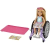 Barbie Chelsea Bebek ve Tekerlekli Sandalye